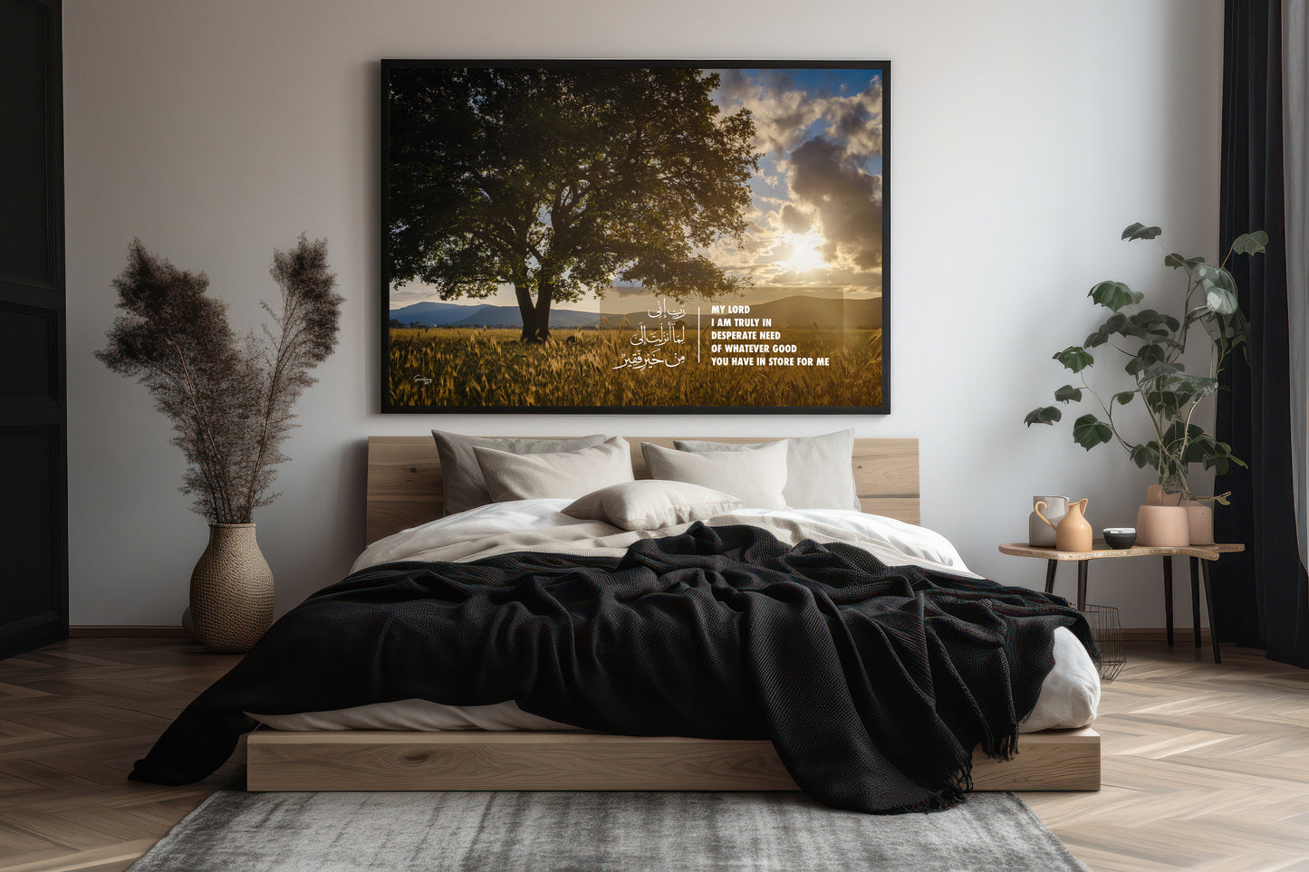 The Shade of Need, Motivational Wall Art, Home Decor, Gift, Framed Canvas