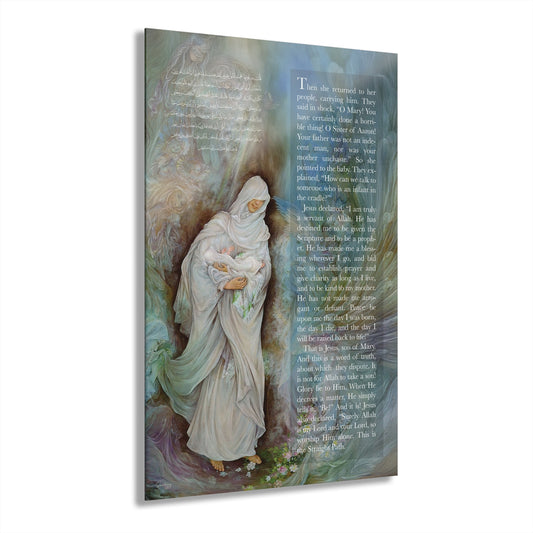 The Light of Jesus (A), Acrylic Wall Art | Islamic Wall Decor